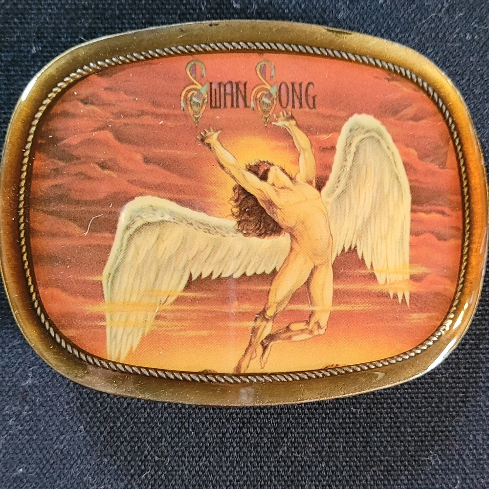 Rare Vintage 1976 Led Zeppelin belt buckle